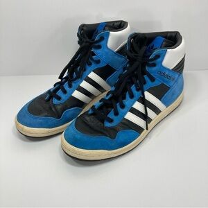 Adidas High Top Men’s US 9 Pro Conference CONÇUE EN‎ FRANCE Sneakers Blue